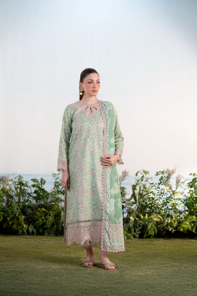 Aabyaan Shezlin Chikankari Ramadan Edit Lawn – EBRU (AR-16)