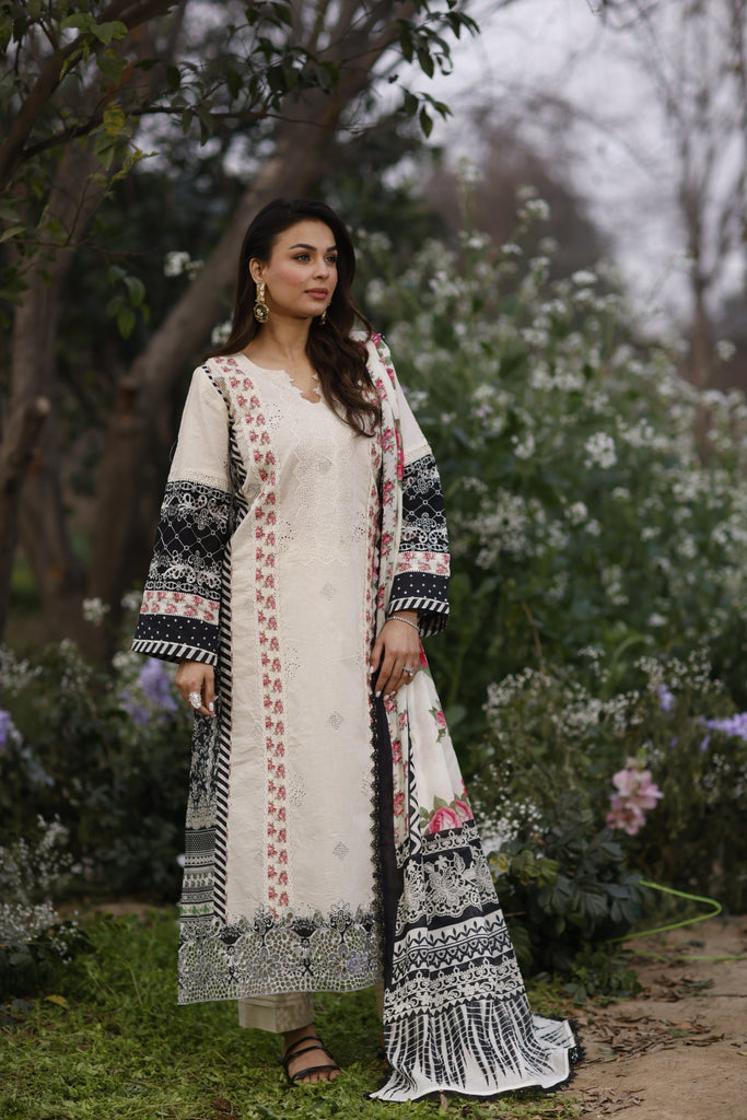 Manara by Maria Asif Baig - Vintage Flora Lawn Collection – SOLAINA