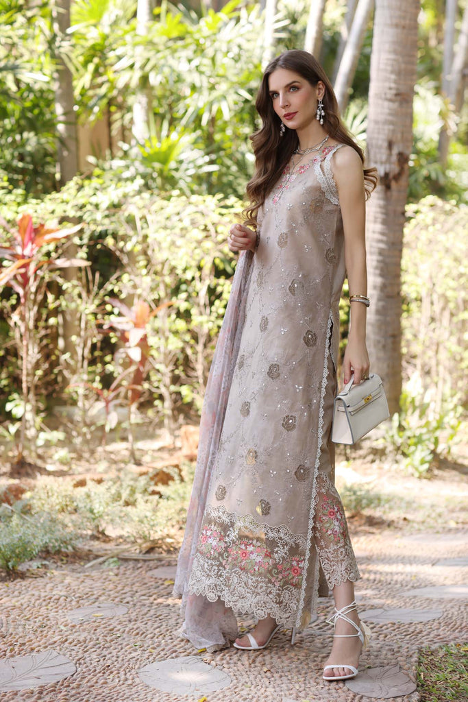 Saadia Asad Noor Eid Luxury Laserkaari Lawn – D8-B