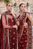 Noor Kaani Luxe Handmade Formals – D5 Maroon Saree