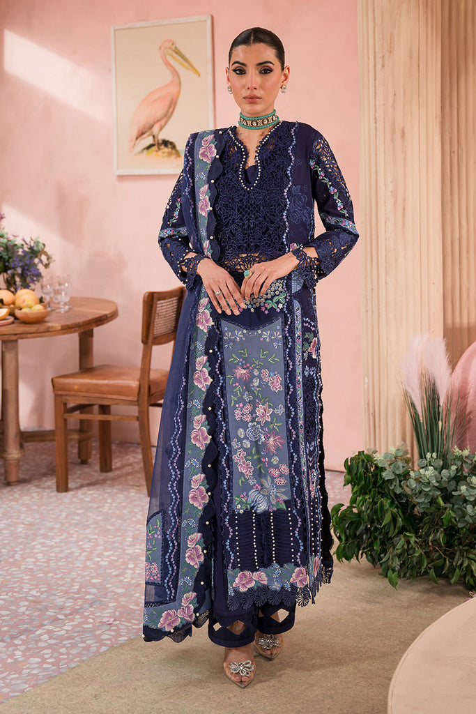 Afrozeh The Painted Garden Festiive Eid Lawn – Bluebell