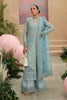 Afrozeh The Painted Garden Festiive Eid Lawn – Serene Sapphire