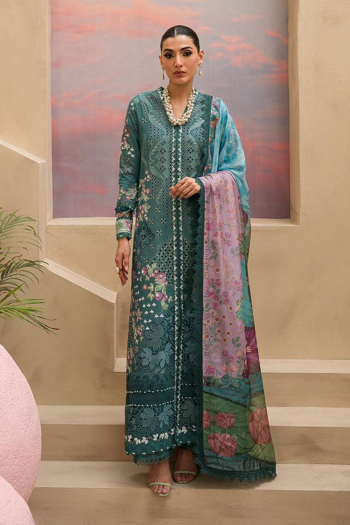 Afrozeh The Painted Garden Festiive Eid Lawn – Stellar Sage