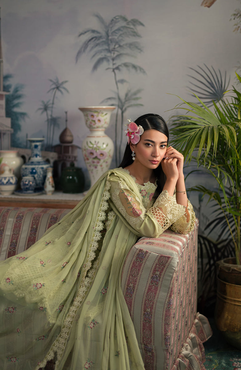 Emaan Adeel Ayra Luxury Lawn Collection 2024 – AR-02 – YourLibaas