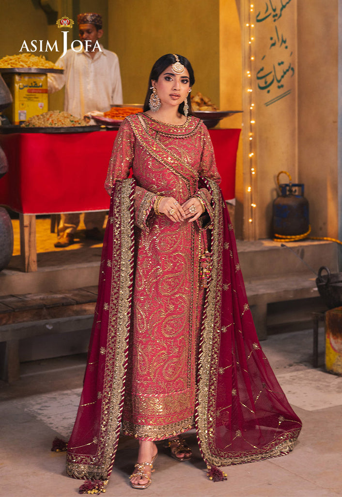 Asim Jofa Chamkeeli Festive Formals – AJKK-05 Embroidered Chiffon