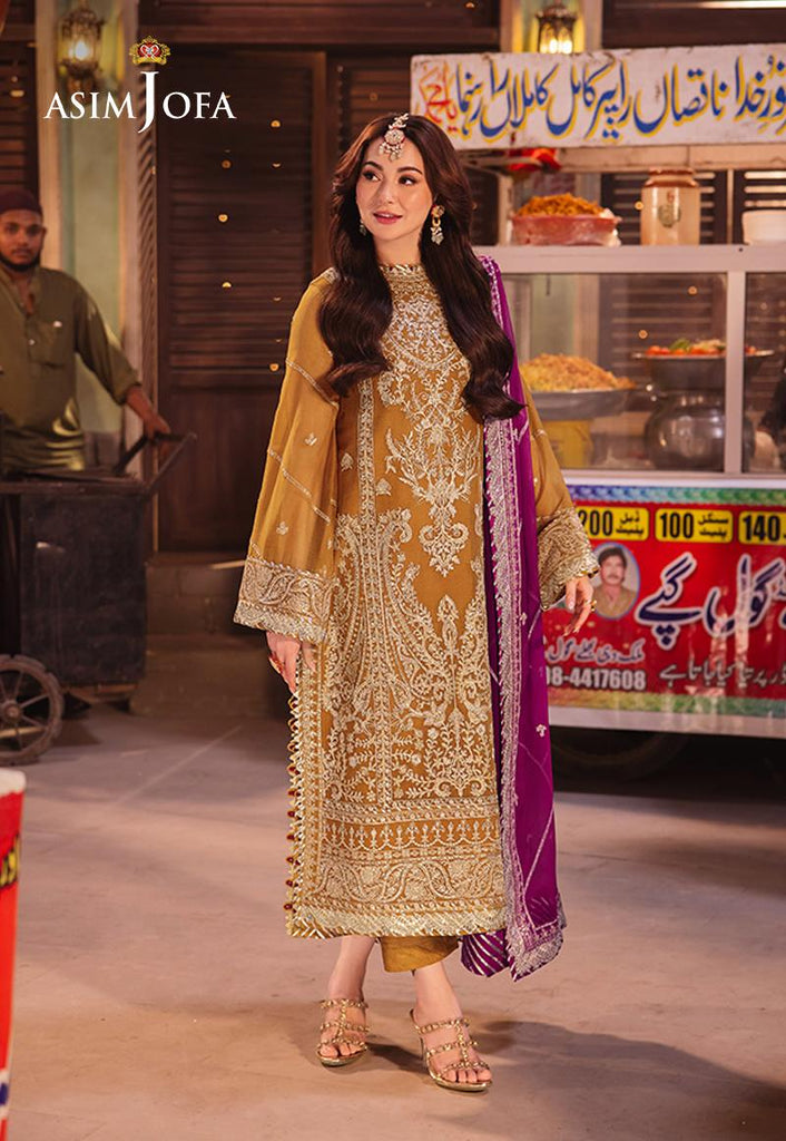 Asim Jofa Chamkeeli Festive Formals – AJKK-12 Embroidered Chiffon