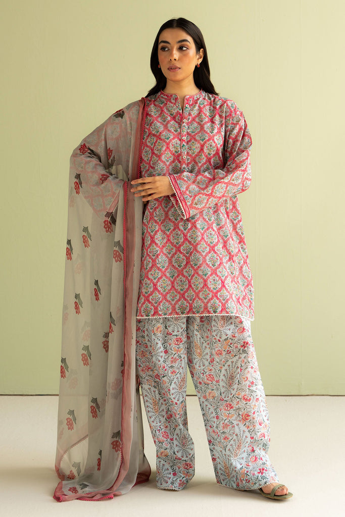 Zara Shahjahan Coco Lawn Prints – Amaya-10B