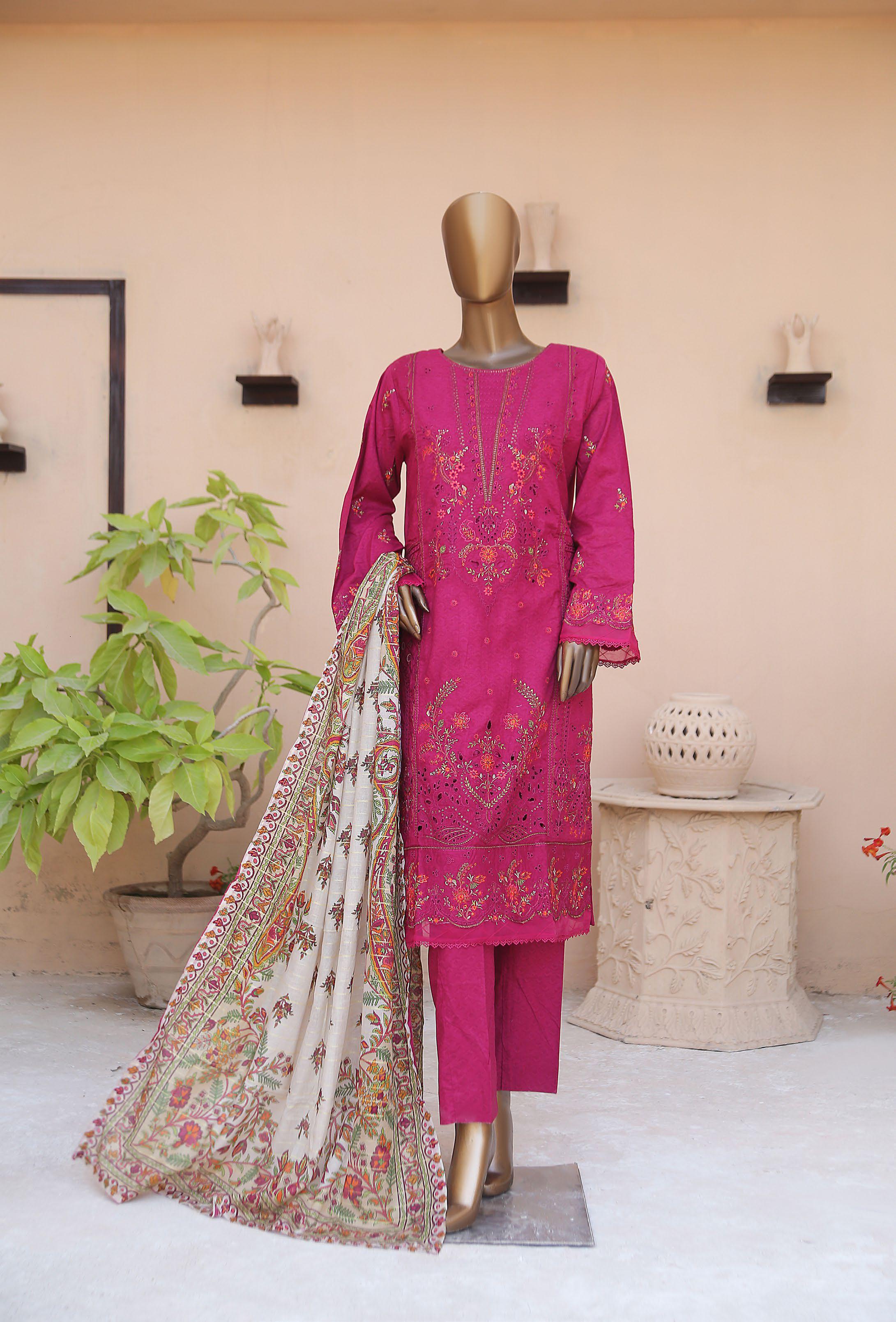 Bin Saeed Stitched Pret Embroidered Suit DN 369 YourLibaas