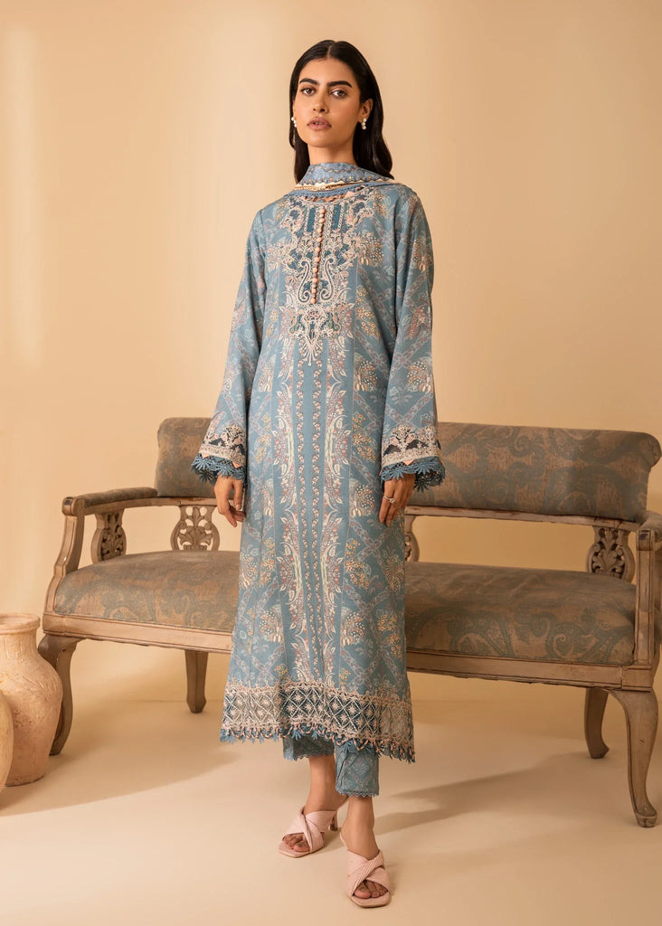 Aabyaan Izabel Linen Prints Fall/Winter – SERENA (AZ-05)