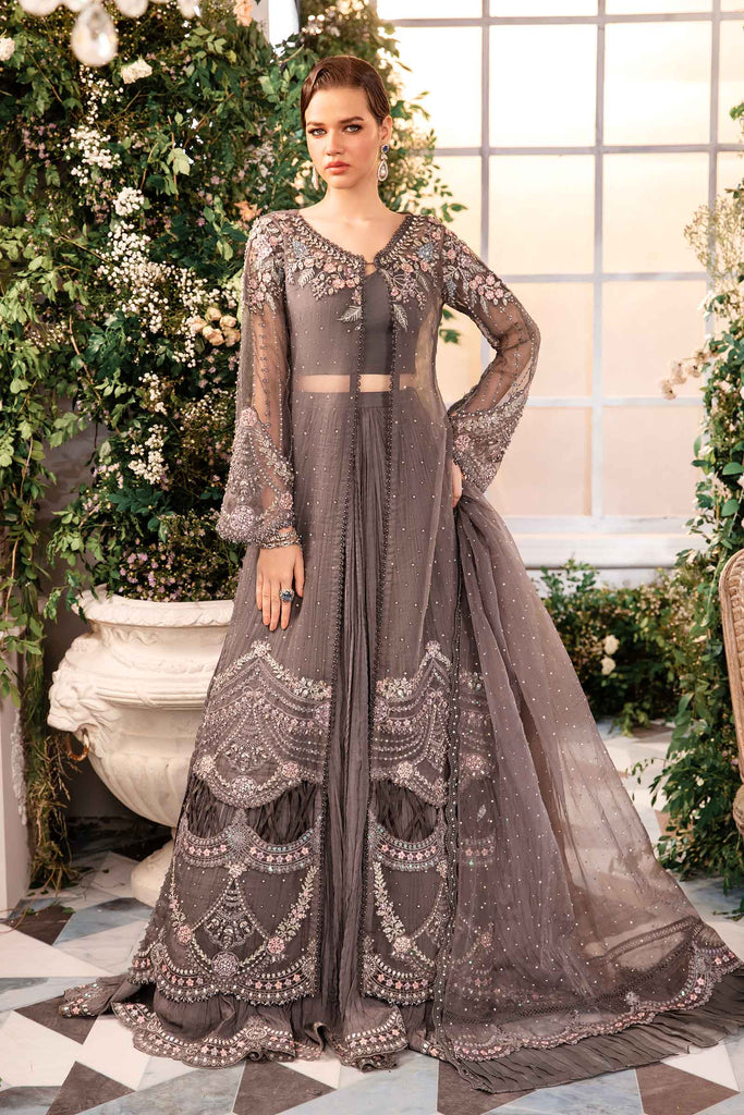 MARIA.B MBroidered Wedding Formals – Embroidered Organza Suit | BD-2902