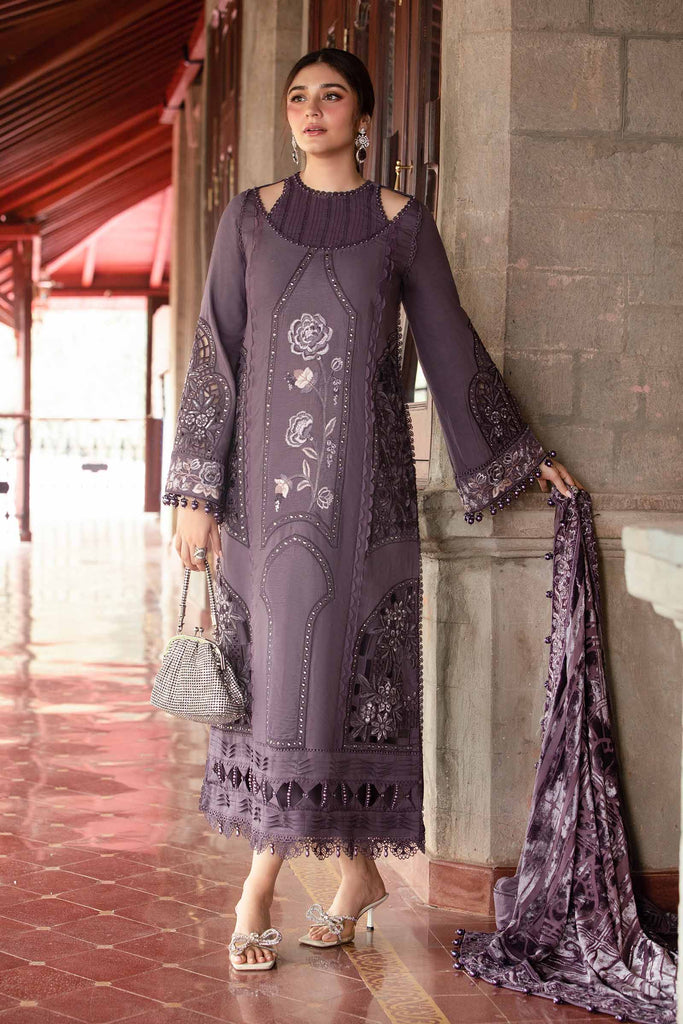 MARIA.B Winter Luxe – Embroidered Linen | DL-1202