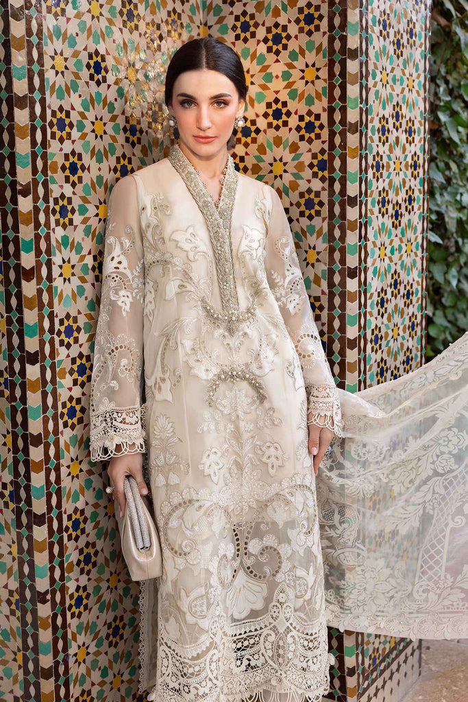 MARIA.B Luxury Lawn – Embroidered Organza Suit | D-2506-A