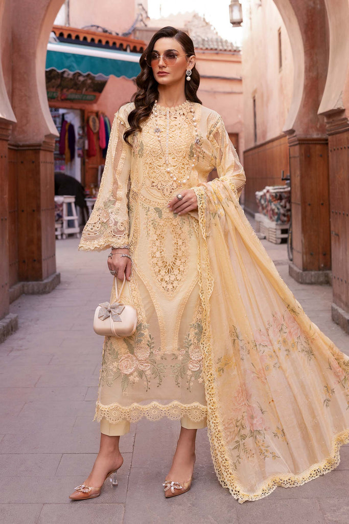 MARIA.B Luxury Lawn – Embroidered Organza Suit | D-2509-A