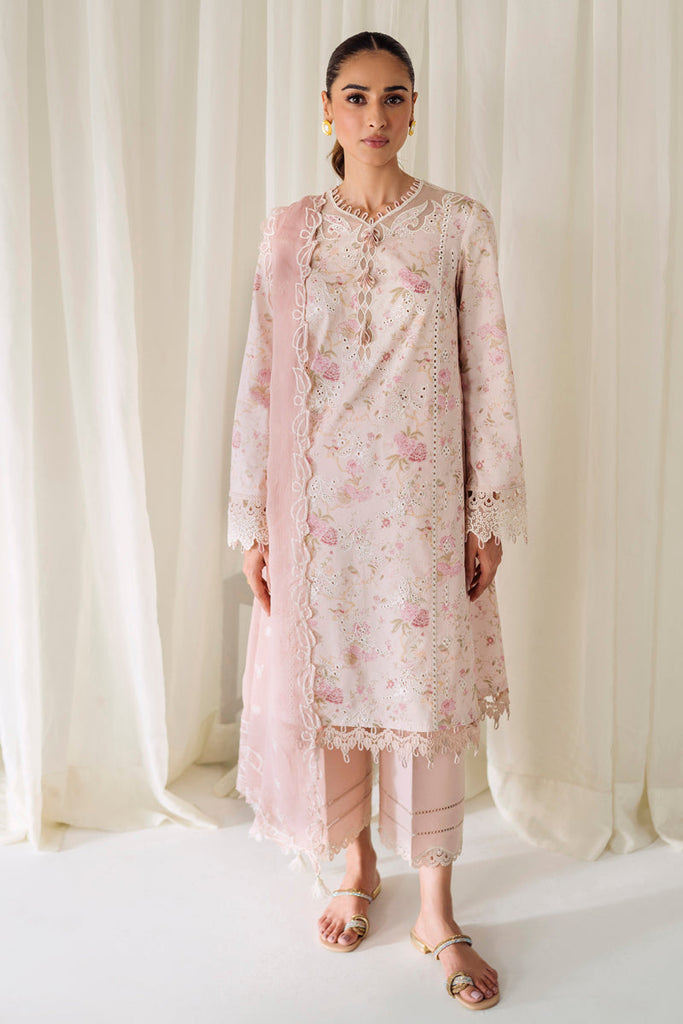 Qalamkar Qprints Eid Edit Lawn – AR-10  HELENE