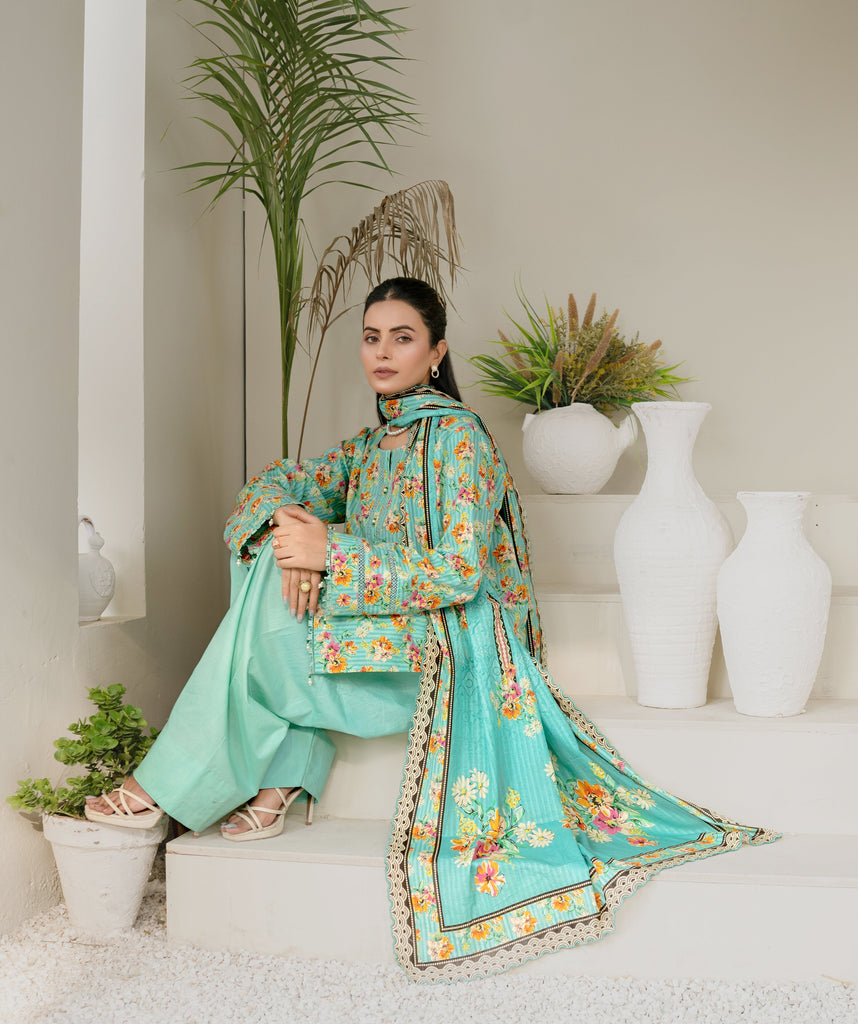 Firdous Resham Printed Cotton Fall '24 – D703