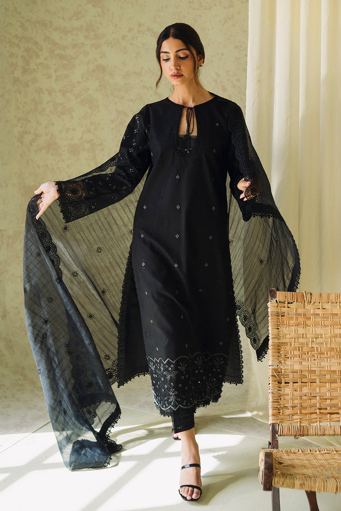 Neeshay Monochrome Lawn Series – Midnight