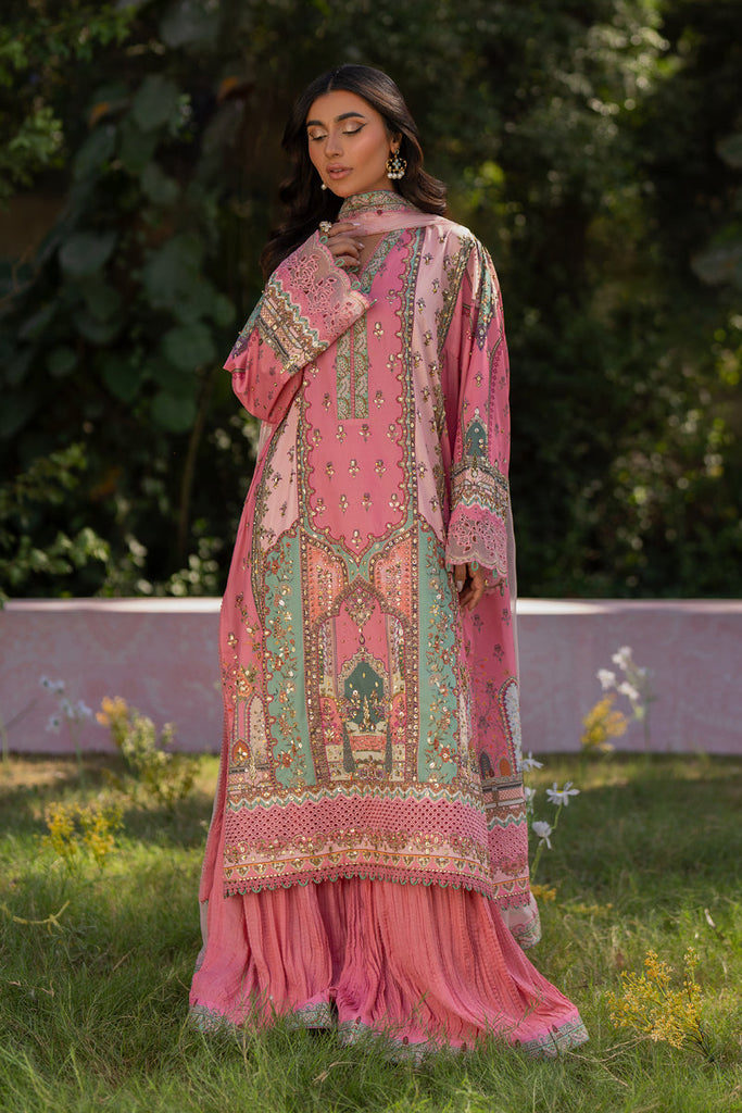 Qalamkar Luxe Silk Formals – UA-07  TESSA