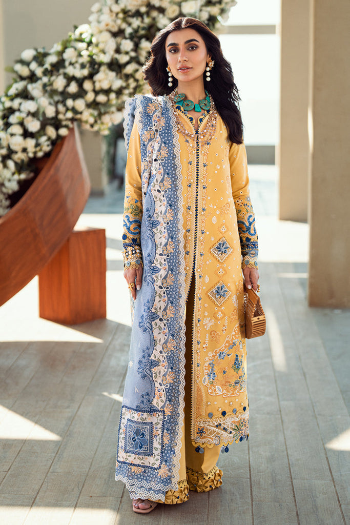 Qalamkar X Hania Aamir · Spring/Summer Luxury Lawn – FK-06 NATALIE