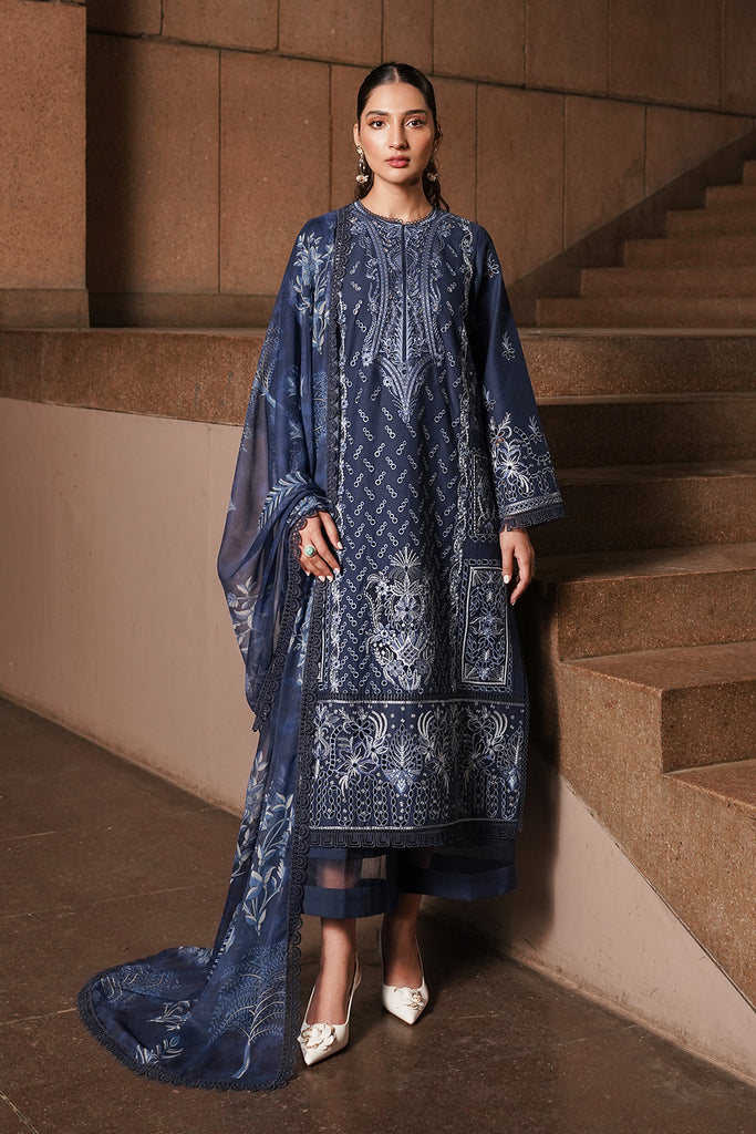 Afrozeh Luxury Chikankari Lawn – Capri