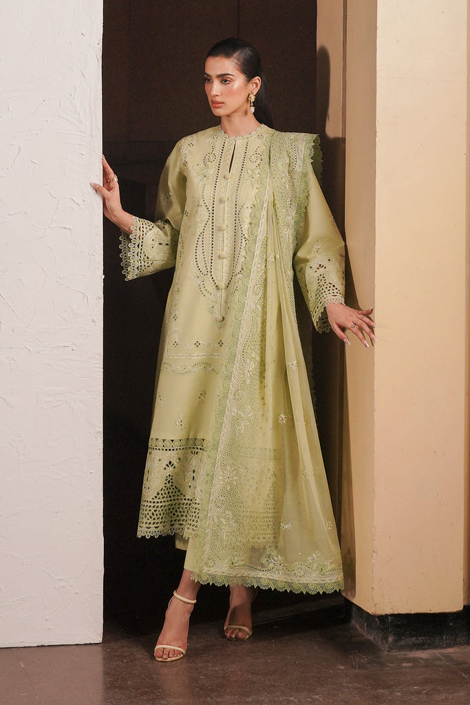 Afrozeh Luxury Chikankari Lawn – Kelly