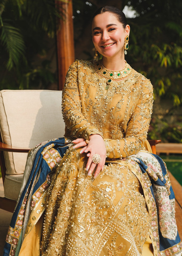 Saira Shakira x Hania Aamir Luxury Wedding Formals – Marigold