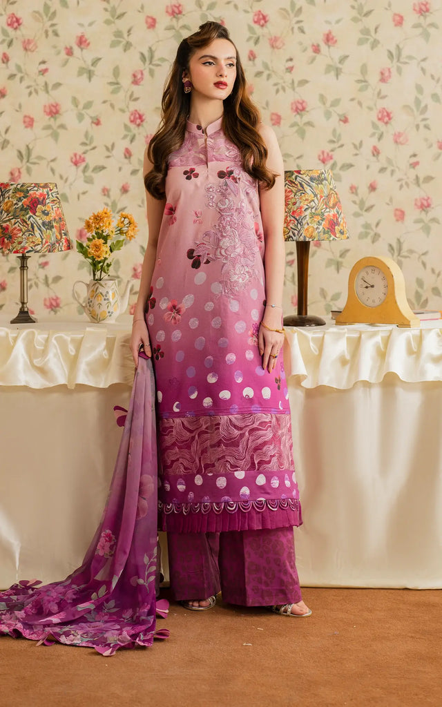 Asifa & Nabeel Meraki Vintage Lawn – Dosti (MVL25-11)