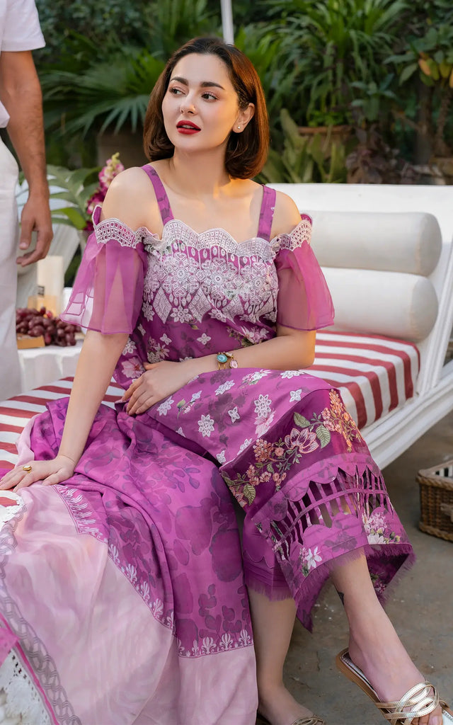 Asifa & Nabeel Gulkari Summer Lawn – Aura (GKL-12)