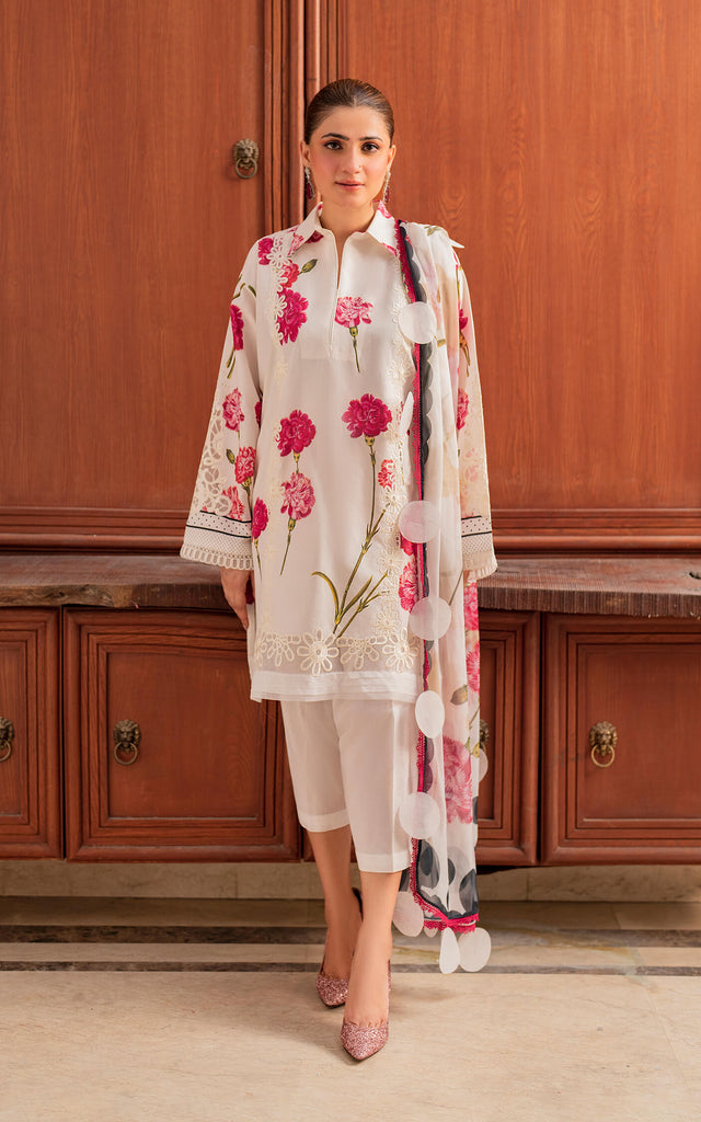 Asifa & Nabeel Meraki Lawn – Guldasta MK-12