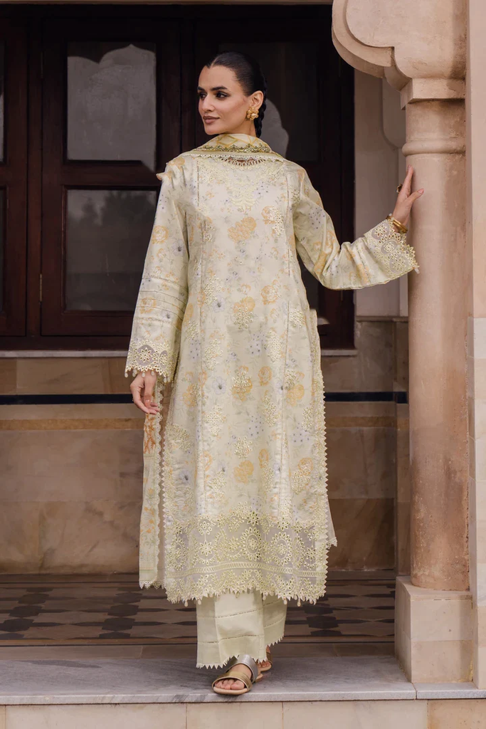 Aabyaan Shezlin Chikankari Lawn by Qalamkar – HAZEEN (AS-11)