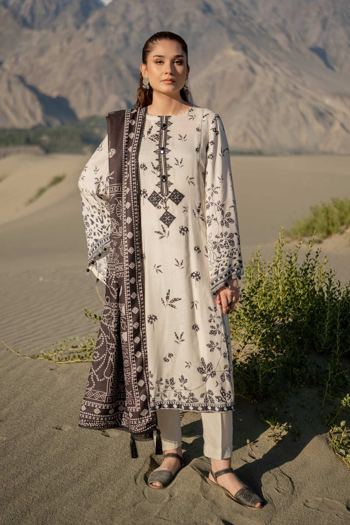 MARIA.B MBasics Winter Edition – Printed Linen Suit | 507-A