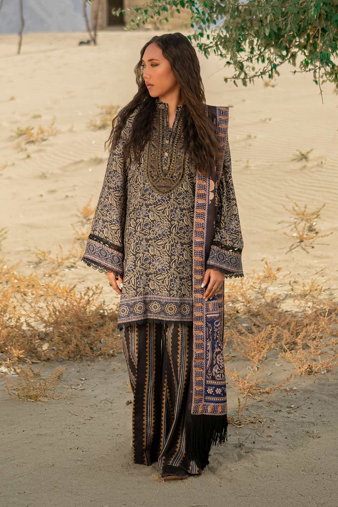 MARIA.B MBasics Winter Edition – Printed Marina Twill Suit | 511-A