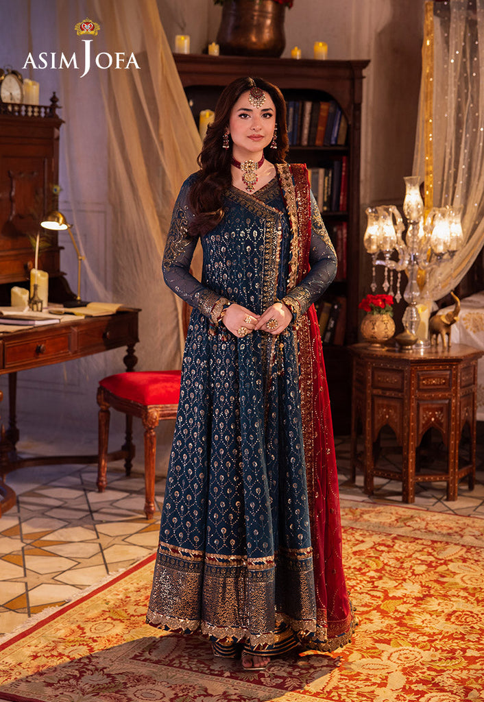 Asim Jofa Chandni Raatein Formals – AJCR-06 Embroidered Chiffon