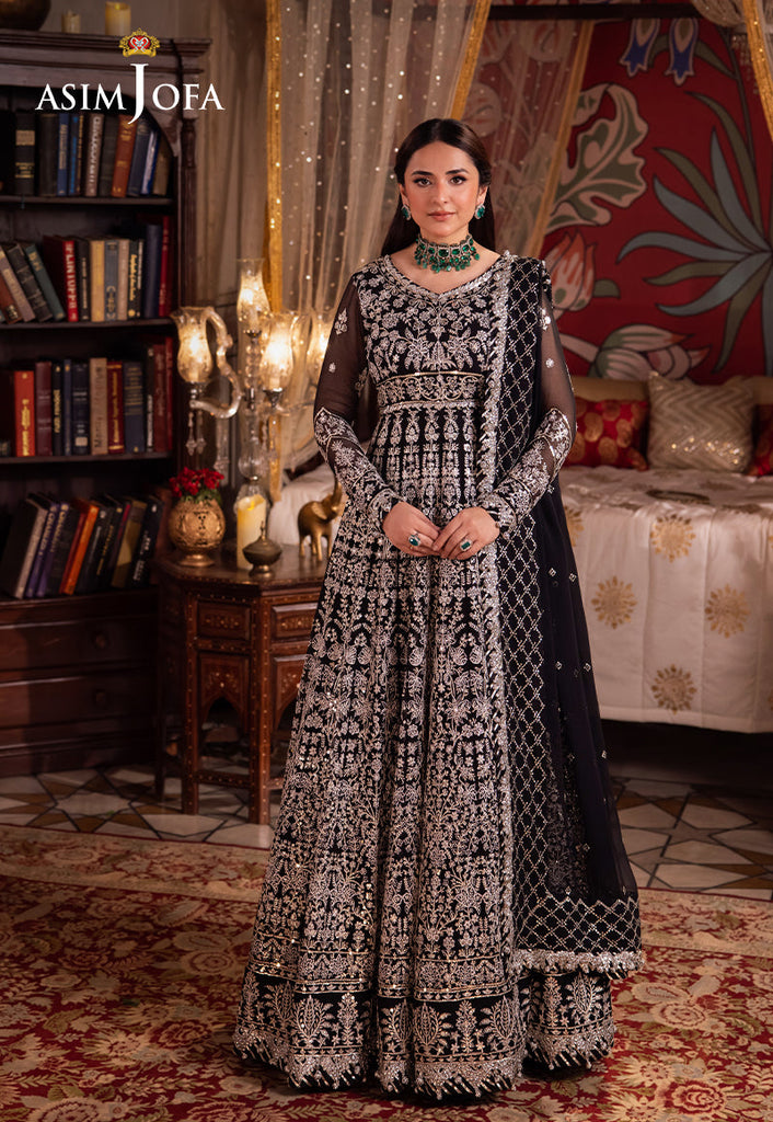 Asim Jofa Chandni Raatein Formals – AJCR-02 Embroidered Chiffon