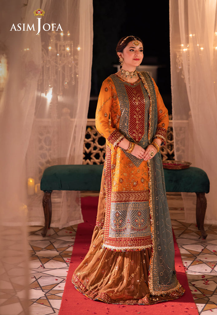 Asim Jofa Chandni Raatein Formals – AJCR-07 Embroidered Chiffon