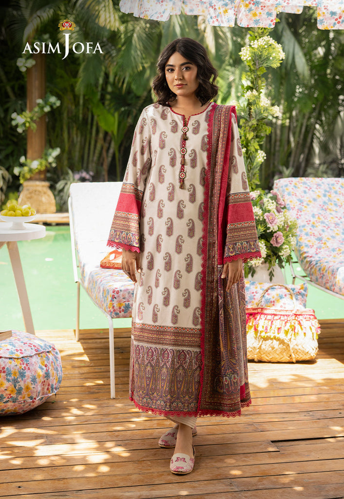 Asim Jofa Lawn Essential Prints – AJGB-07