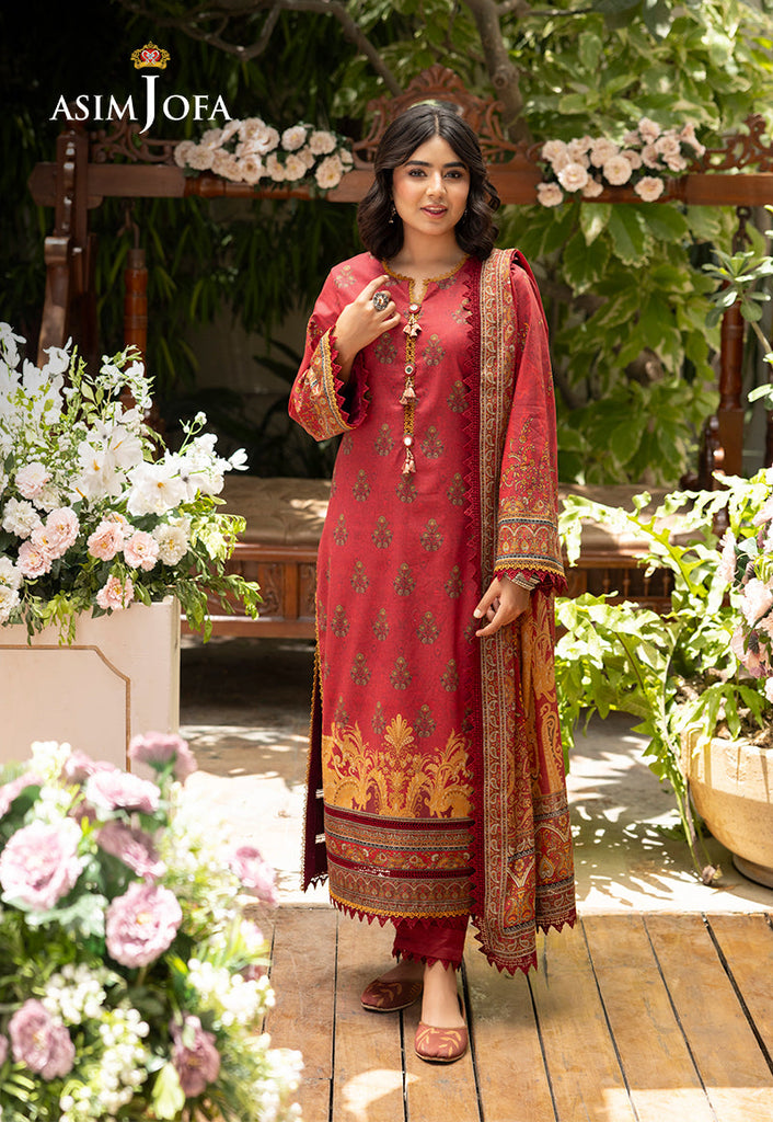 Asim Jofa Lawn Essential Prints – AJGB-10