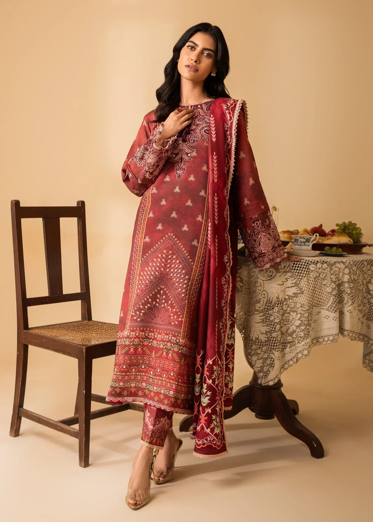 Aabyaan Izabel Linen Prints Fall/Winter – TAHLIA (AZ-09)