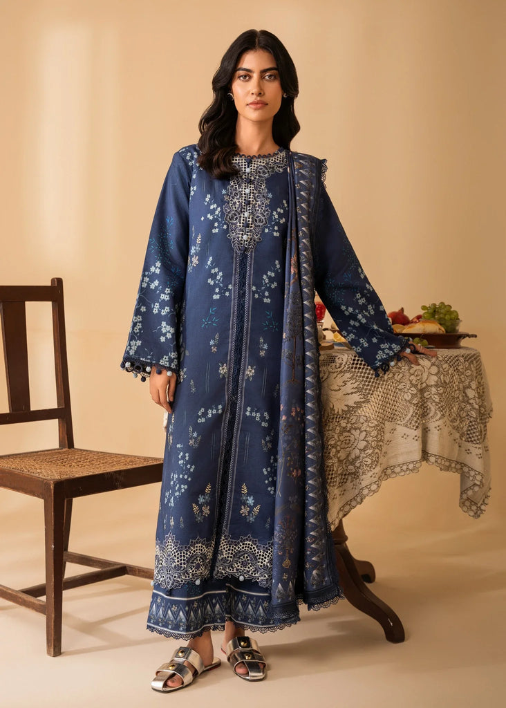 Aabyaan Izabel Linen Prints Fall/Winter – LYRA (AZ-08)