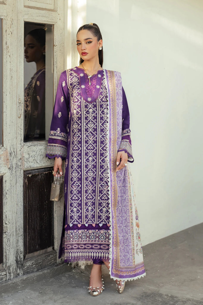 Aabyaan Miraal Signature Embroidered Viscose Fall Collection – AYMEEN (AV-02)