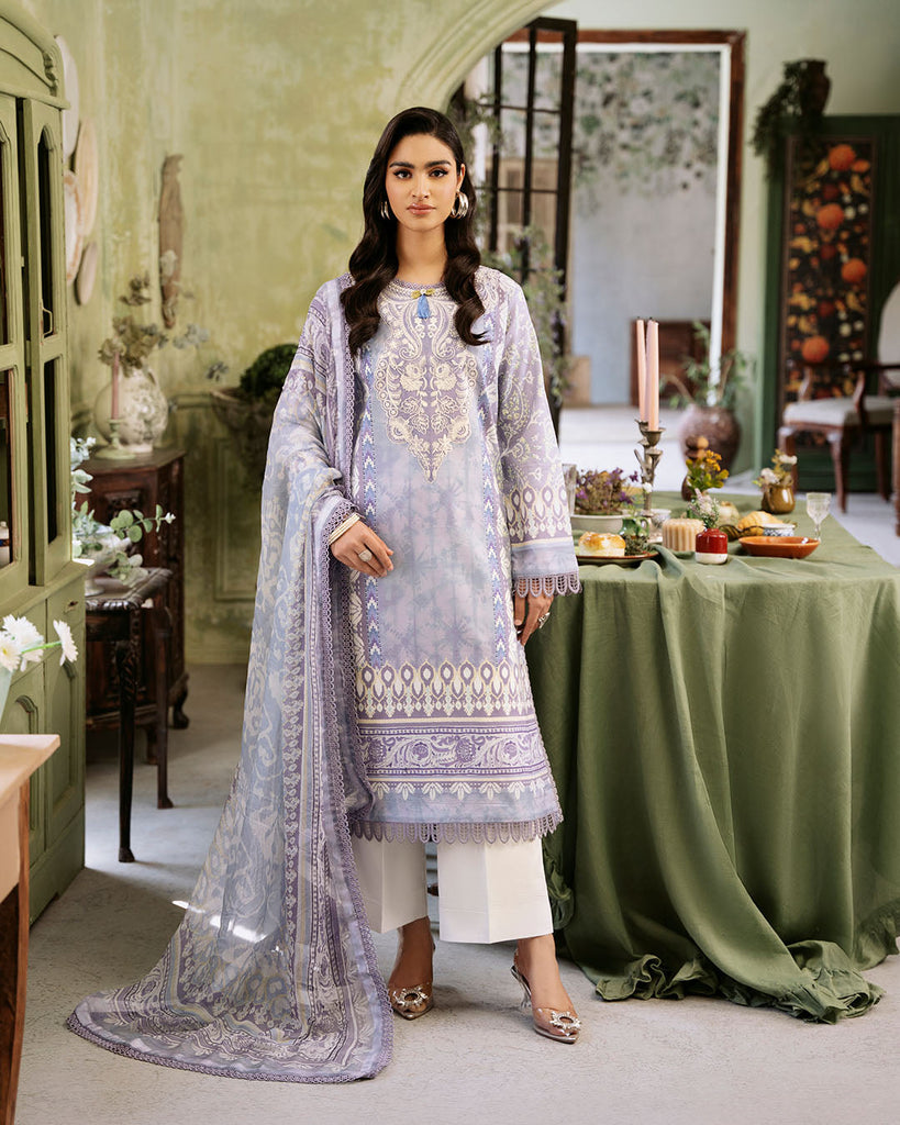 Roheenaz Flora Printed Lawn – Lumina