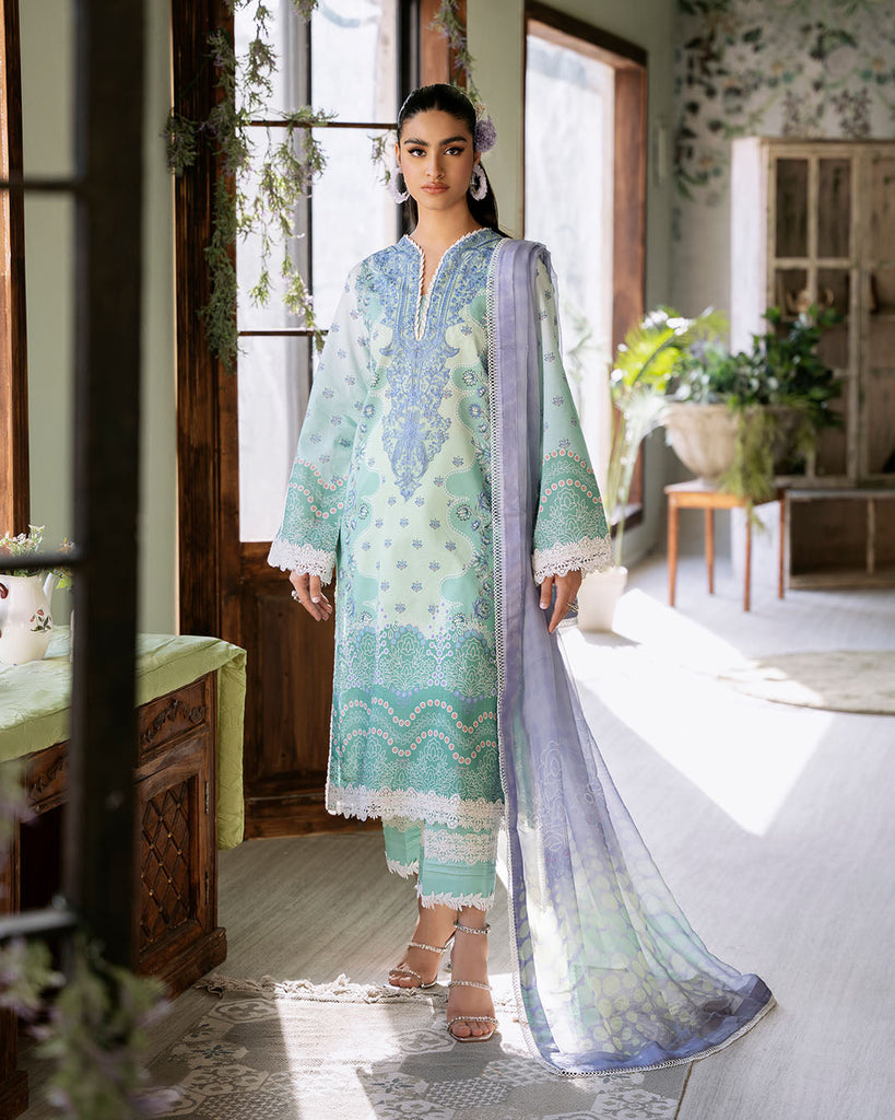 Roheenaz Flora Printed Lawn – Elysium