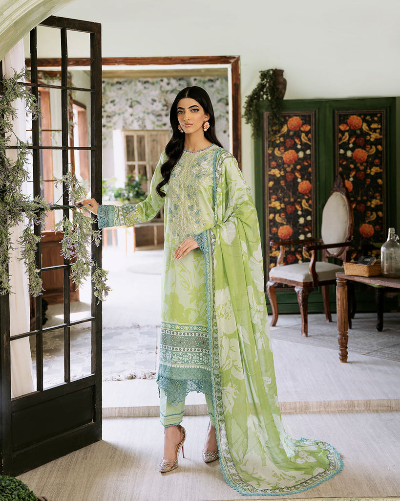 Roheenaz Flora Printed Lawn – Euphoria