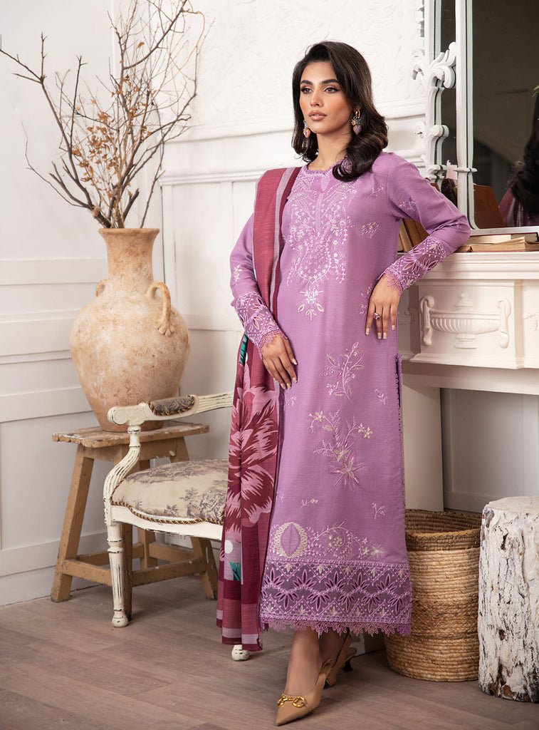 Roheenaz Meraki Winter Linen '24 – Mauve