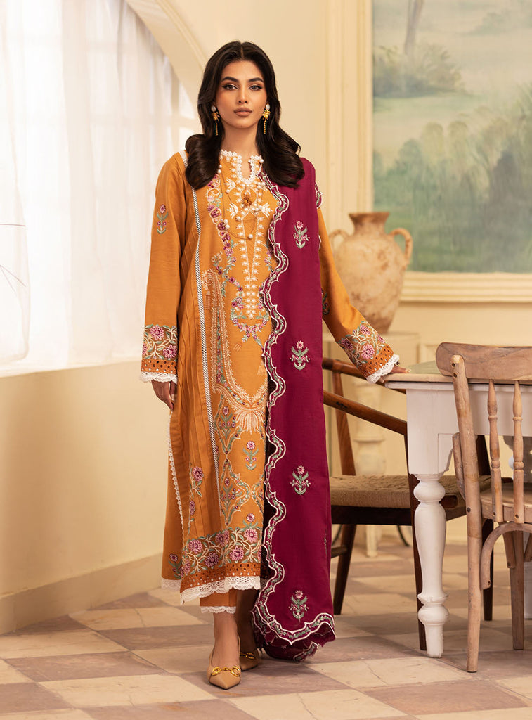 Roheenaz Meraki Winter Linen '24 – Saffron