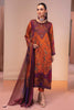 AlKaram Silkworks Silk Collection – SK-08A-23-PLUM | 3 Piece