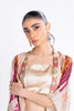 Alkaram Chamois Silk Suit With Printed Tissue Silk Dupatta – SK-11-24-Beige