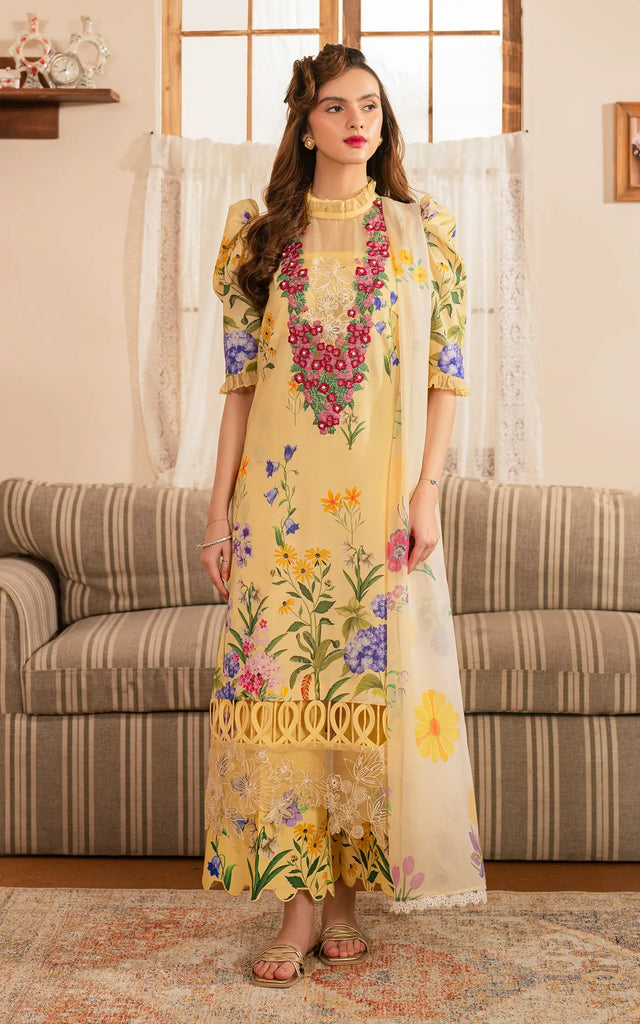 Asifa & Nabeel Meraki Vintage Lawn – Sehar (MVL25-03)