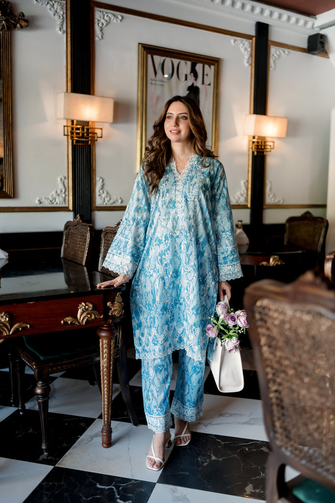 LSM Lakhnay Pret/Stitched 2Pc Embroidered Shirt & Trouser – LG-MB-0004