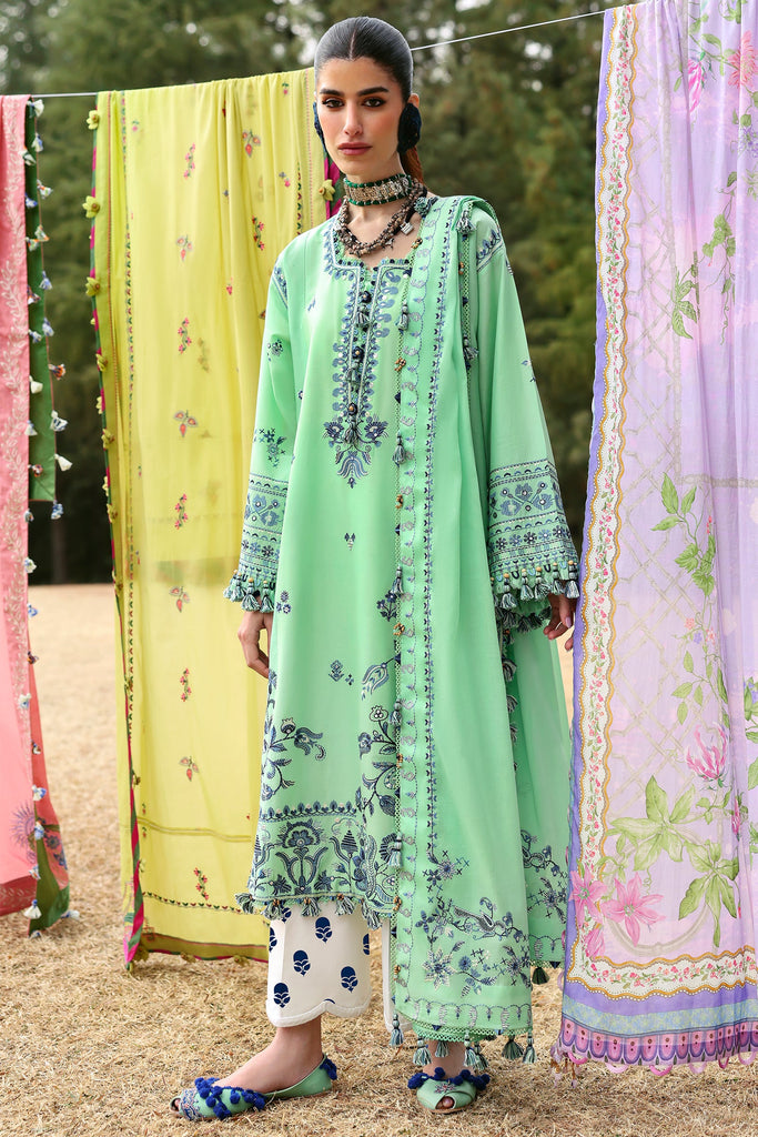 Zaha Neelum Luxury Lawn – ELAYA (ZL25-10 A)