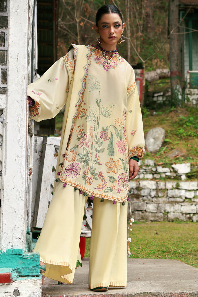 Zaha Neelum Luxury Lawn – ZANIA (ZL25-13 A)